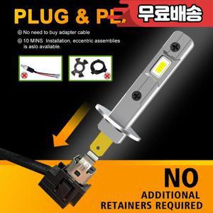 MZGN 2Pcs 12000LM H1 LED 헤드 라이트 전구 Canbus 자동차 안개등 6500K 흰색 12V-24V 슈퍼 밝은 플러그