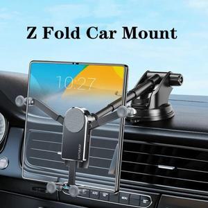 휴대용모니터거치대 포터블 모니터 태블릿 거치대 Eary Galaxy Z Fold 6 5 차량용 거치대 걸이 걸게 중력