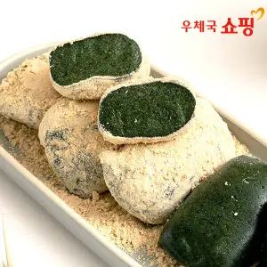 [우체국쇼핑] 쑥향 가득! 쫀득함이 남다른 완주 쑥떡 (콩고물 증정)
