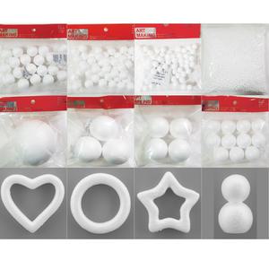 스치로폼공 스트로폼 우드락 원 둥근 별 하트 눈사람 모양 공 볼 7mm 10mm 20mm 30mm 40mm 50mm 60mm 70mm