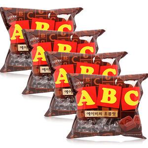 롯데제과 6000 ABC 초콜릿 x 4개 초코 간식 초코바