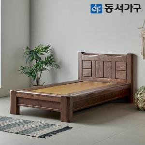 [동서가구] M77 고급 키퍼 통원목 짜맞춤 편백나무 황토 싱글 S 흙침대 DF644326