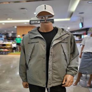 [지프] 남여공용 사선포켓 간절기 바람막이 점퍼 JN3JPU221