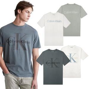 [Calvin Klein]CK  로고 남녀공용 릴렉스핏 크루넥 반팔 티셔츠 4종 택1 (40LM836/40LM837)