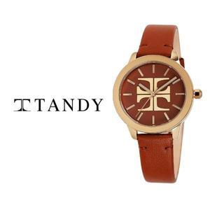 [기타][TANDY] 탠디 시그니쳐 모던클래식 여성용 가죽시계 T-1915 카멜브라운