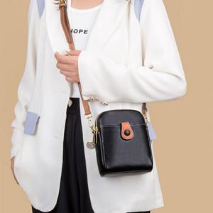 미니 여성 소가죽 크로스백 여자 파우치 메신저백 힙색 휴대폰 가방