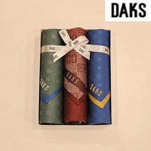 [대구백화점] [닥스]남녀3매 선염 손수건 세트(DEI325번)