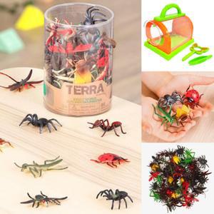 테라 곤충튜브 피규어 (60pcs) 관찰채집통 실제같은 미니어처 모형 자연과학 학습장난감