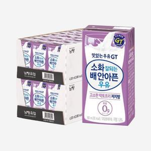 맛있는우유 GT 고소한 락토프리 저지방 180ml 48개