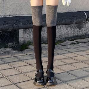 투톤 오버니 삭스 패션 양말 니삭스 오버니삭스 워머 패션양말