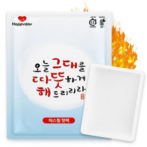 [해피데이] 따뜻해 파스형 핫팩 50g X 100개
