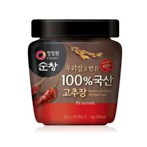 청정원 순창 국산 고추장 1KG+순창쌈장200g증정(한정)