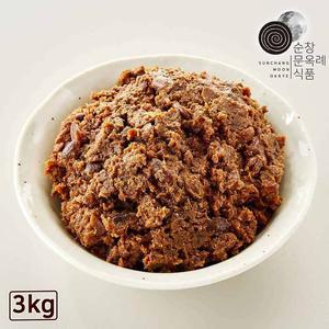 [순창 문옥례 식품]100% 국내산 우리콩 된장 3kg 밀폐용기 순창문옥례식품