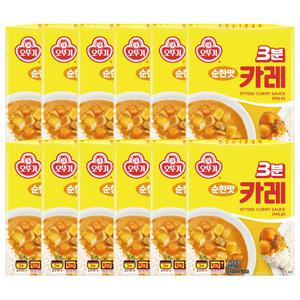 오뚜기 3분 카레 순한맛 200g 12개