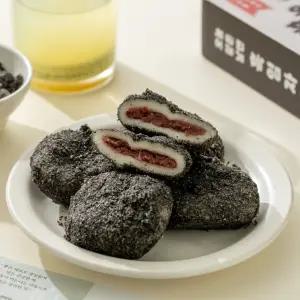 더바른 흑임자찹쌀떡 1박스 떡 찹쌀떡