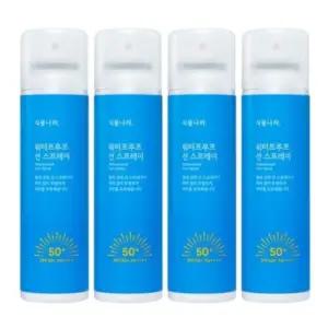 식물나라 워터프루프 선 스프레이 100ml 4개