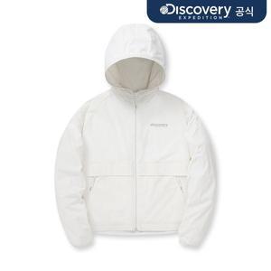 [디스커버리]여성 경량 크롭 바람막이 (CREAM)