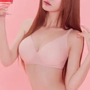 [크라시앙]자체제작 3cm 젤리 볼륨브라 노와이어 심리스 옆볼륨브라 A컵 B컵 브라단품