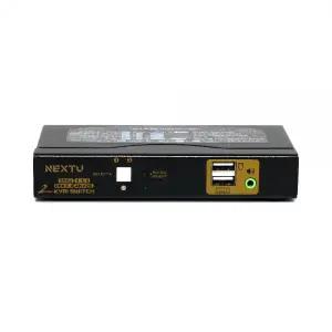 NEXTU NEXT-8202KVM-KP HDMI 4K60Hz USB  마이크,스피커단자 KVM 스위치 빈컴