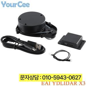 YDLIDAR X4 프로 X3 X2L 라이더 TOF 360 ° 레이저 레이더 스캐너 범위 센서 모듈 8 미터 10Hz 스캐닝 주파