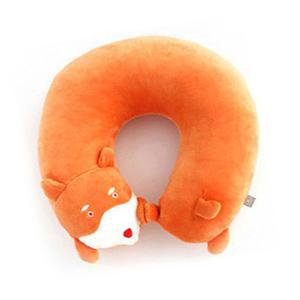 로마네 보이미츠걸 봉봉 목쿠션 - 도그 캐릭터/휴대용/목베개/목베게/기내/용/차량/자동차/여행/낮잠/예쁜