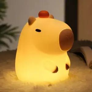 알럽하우스 간편한 터치 말랑말랑 정품 카피바라 무드등 1P