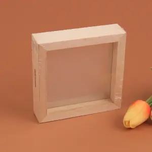 나무아크릴투명액자 미니 압화 누름꽃 캘리 원목 DIY