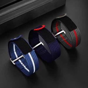 해밀턴하이 퀄리티 나일론 시계 스트랩, 22mm 밀리터리 FXD VS75B 팔찌