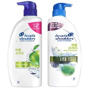 [헤드앤숄더] 850ml 애플프레쉬 샴푸 1개+ 트리트먼트 1개