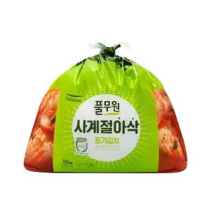풀무원 사계절 아삭 포기김치 배추김치 10kg