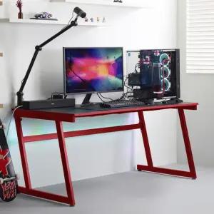 제닉스 ARENA-X ZERO DESK 1600 레드 1인용 컴퓨터 게이밍책상