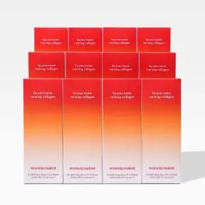 바이유어네임 러닝콜라겐 저분자 피쉬콜라겐 펩타이드 12주케어(84포,12박스)