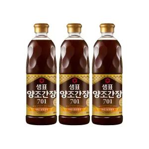 [내일도착] 샘표 양조간장 701 860ml x 3개 기획세트