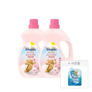 스너글 초고농축 섬유유연제 햇빛건조 멜로우선샤인 4L, 2개 + 증정 (섬유유연제 블루스파클 플러스 100ml, 1개 )