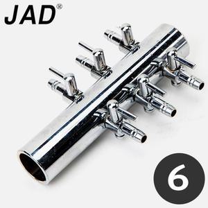 JAD 브로와용 6분지 /수족관 어항 에어펌프 산소 기포 호스 조절 분배기 횟집 영남 동양 다카스키 브로와