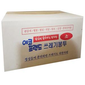 에코프랜드 쓰레기봉투 재활용 원형바닥 소 1000매
