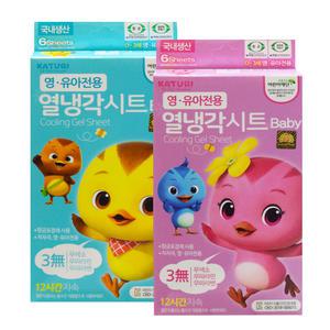 엄마까투리 열냉각시트 6매입 1개/영유아전용 열패치