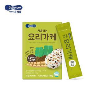 [베베쿡]처음먹는 요리가케 콩고기와 다시마 1개(4g x 7개입)
