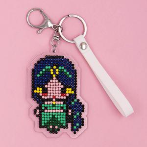아크릴 보석십자수 열쇠고리 AB-08