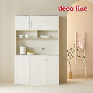 [데코라인]코넬 버터 1200 주방수납장 세트 DGJ103C