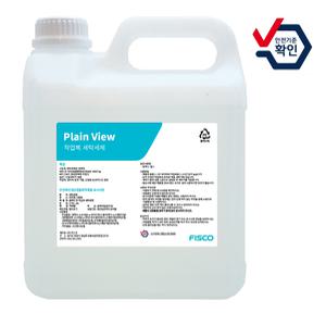 작업복세탁세제3.75L 정비복세탁 주방옷기름때세정 애벌빨래 플레인뷰