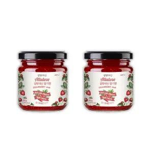설탕대신 알룰로스 딸기잼 240g x 2, 국내산 딸기 50%
