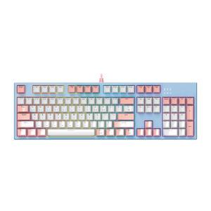 :앱코 AN08 아이스큐브 카일광축 LED 가스켓 게이밍 기계식 키보드 (블루, 리니어)