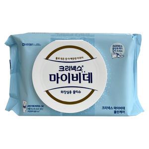 크리넥스 마이비데 화장실용 물티슈 캡형 56매 / 써클