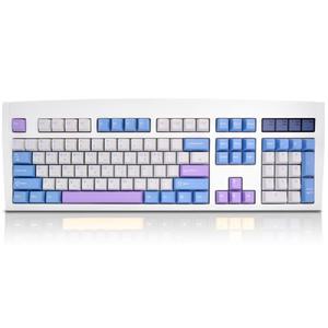 큐센 DT35 104 PBT 풀윤활 가스켓 유무선 기계식키보드 블루퍼플 오테뮤 저소음 바다축