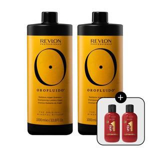 [레브론](기한 26년 1월) 레브론 오로플루이도 샴푸 1000ml 2개 (+올인원 샴푸 100ml 2개 증정)