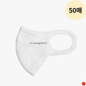 시노텍스 프리미엄 새부리형 마스크 화이트 중형 50매