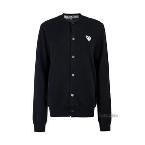 [꼼데가르송](김해점) FW24 공용 하트 와펜 가디건 AX N061 051 1 BLACK