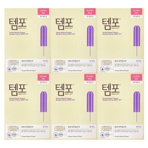 동아제약 템포 내추럴 슈퍼 16P x 6개