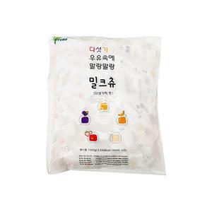 밀크츄 캔디 다섯가지맛 1000g 1개 밀크츄캔디 옥수수맛 딸기맛 메론맛 타로맛 코코넛맛 우유사탕